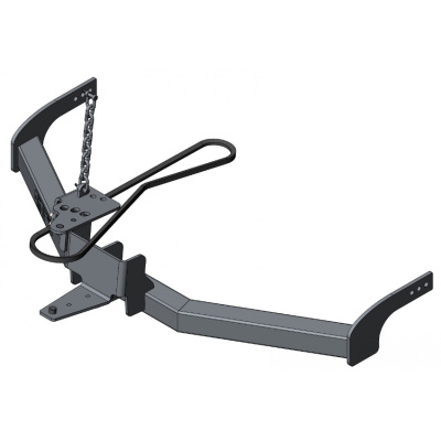 Рама монтажная ZimAni для установки щетки RB-100 на райдер Stiga Park (кроме 220 серии)