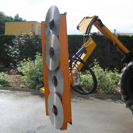 Сменные дисковые кусторезы FERRI на манипуляторную косилку