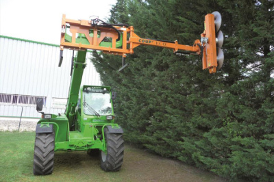 Сменные дисковые кусторезы FERRI на телескопический погрузчик