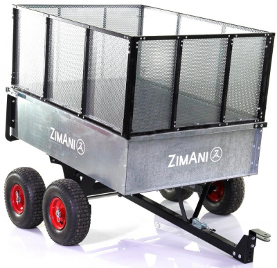 Прицеп ZimAni Stainless Steel 500S с надставными сетчатыми бортами