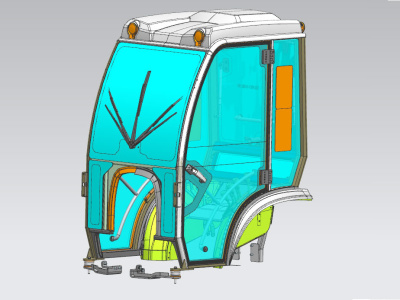 Кабина ZIMANI B2741 с отоплением и вентиляцией