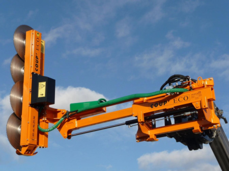 Сменные дисковые кусторезы FERRI на телескопический погрузчик