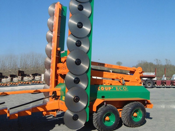 Сменные дисковые кусторезы FERRI на телескопический погрузчик