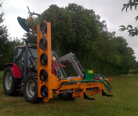 Сменные дисковые кусторезы FERRI на фронтальный погрузчик